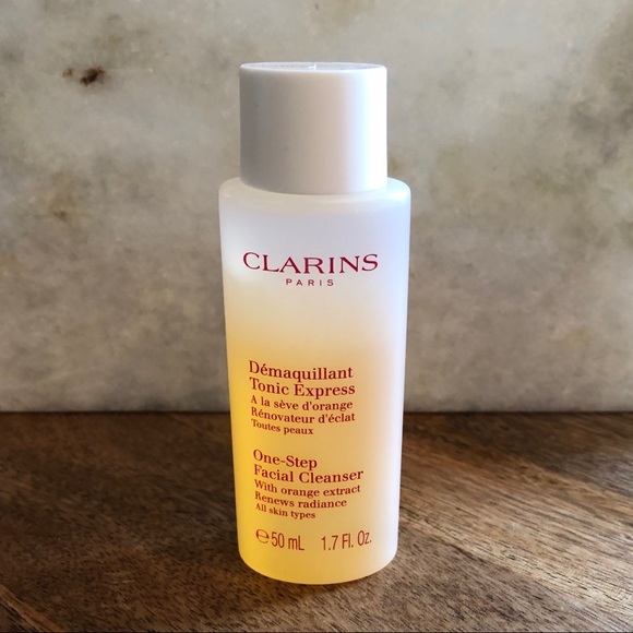 clarins one step facial cleanser orange